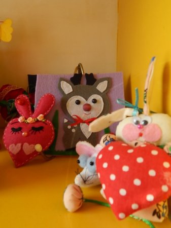 Персональная  выставка  поделок Насти Кузюковой