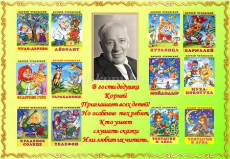 Игротека «В стране веселых рифм» по творчеству  Корнея Ивановича Чуковского