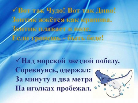 Экологическая викторина "Морские глубины"